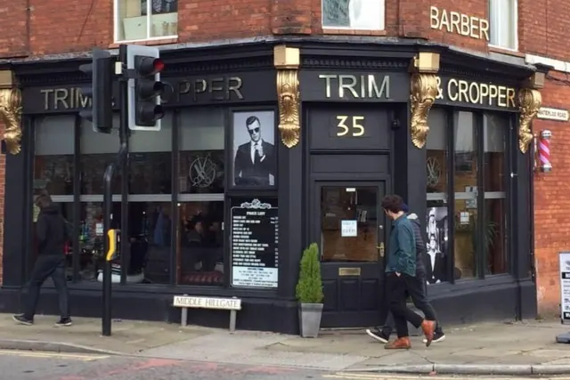 Trim & Cropper on the corner of Middle Hillgate, number 35