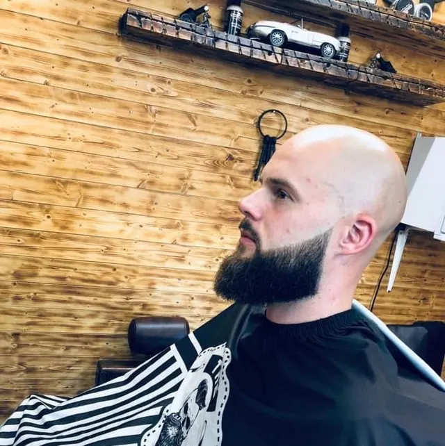 A beard shape-up at Trim & Cropper